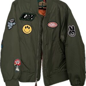 Insomniac Maverick Patch Bomber Jacket Size Men’s S (Jacket is unisex)